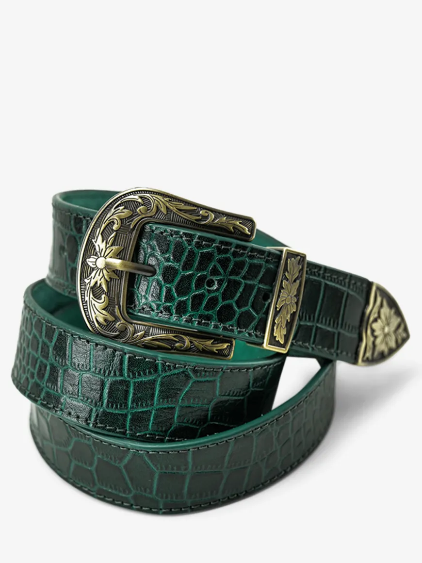 Laceinture Western Alligator