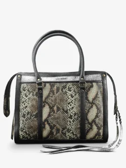 Lerive Droite - L - Python - Argente / Noir